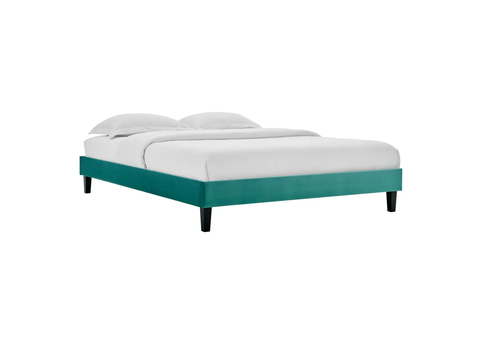 Modway - Reign King Performance Velvet Platform Bed Frame