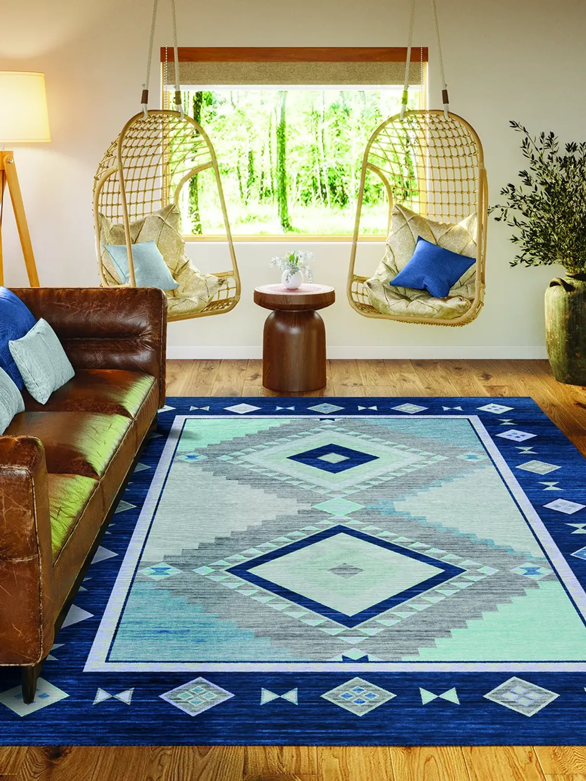 Phoenix PH2 Denim 30" x 46" Rug