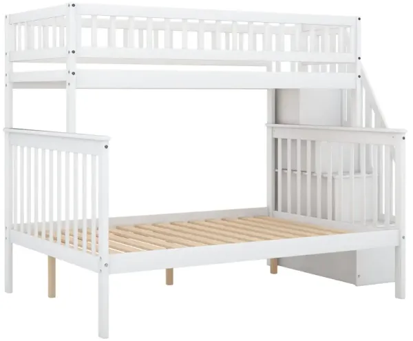 Merax Stairway Bunk Bed with Storage