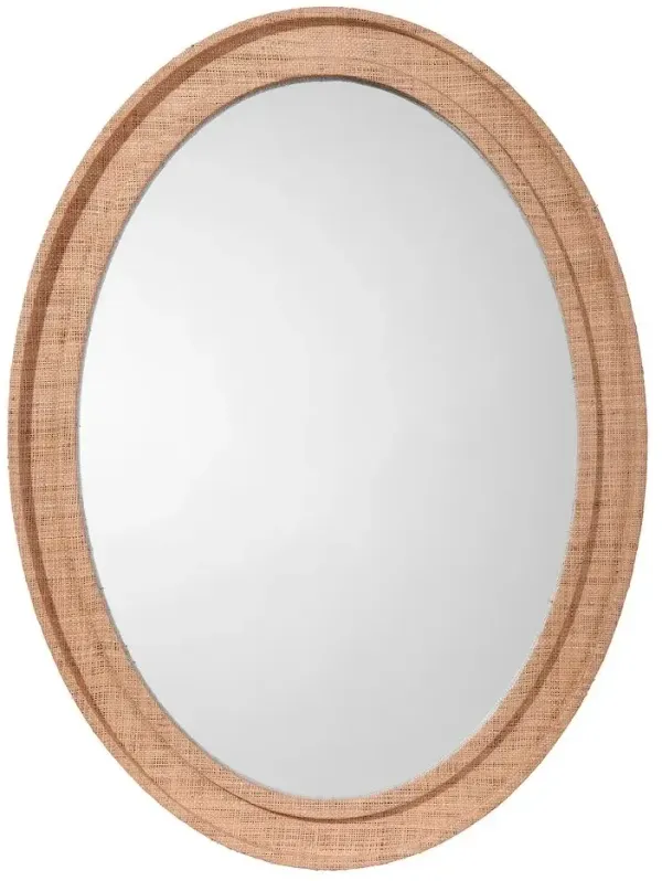 Valley Oval Mirror, Natural
