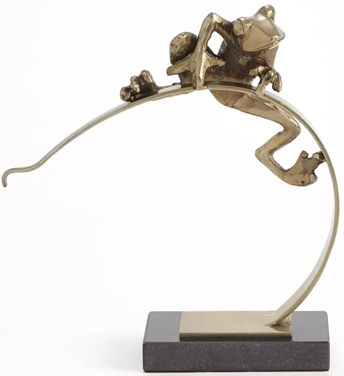 Frog On Reed