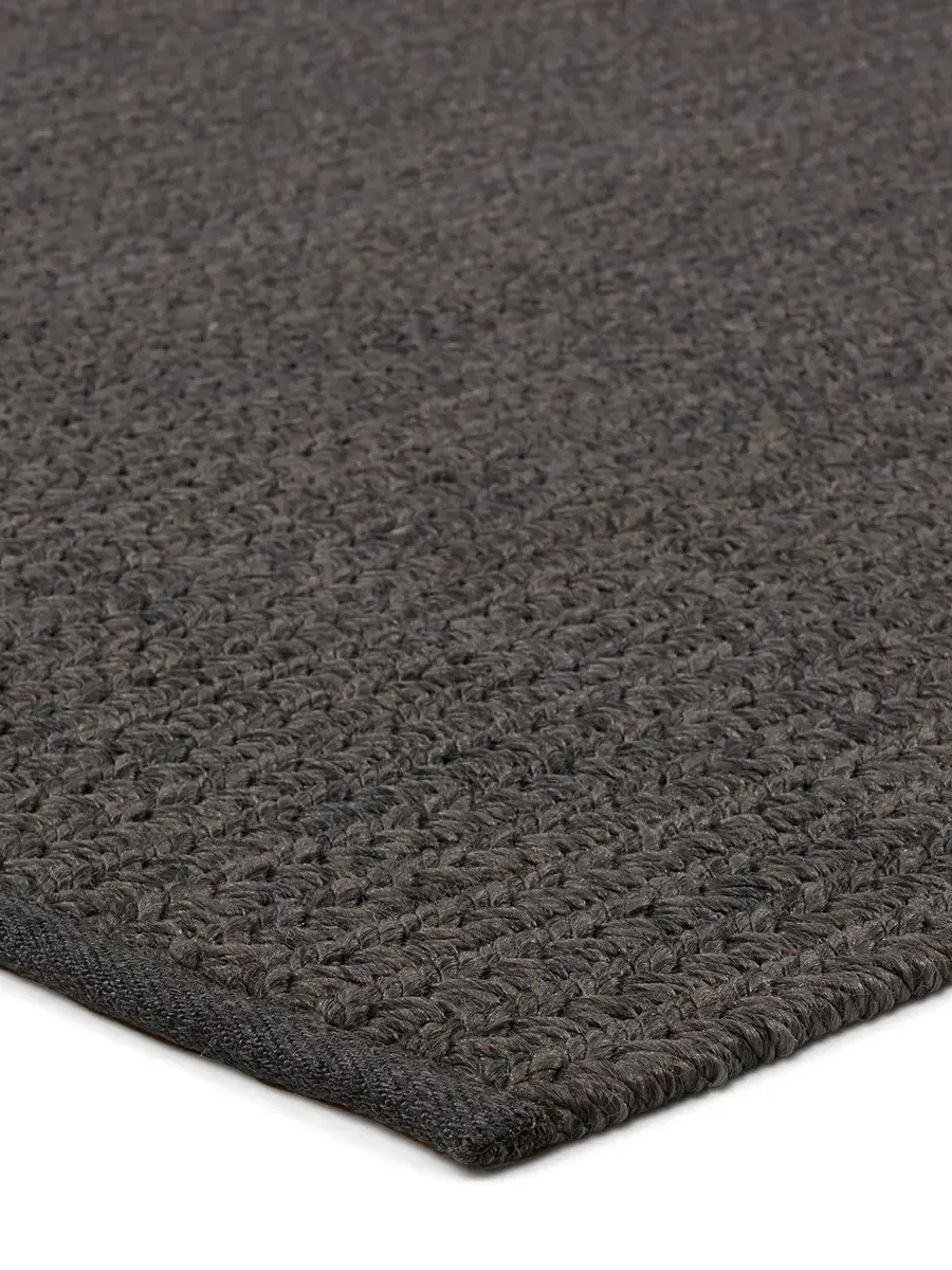 Nirvana Premium Iver Gray 2'6" x 10' Runner Rug