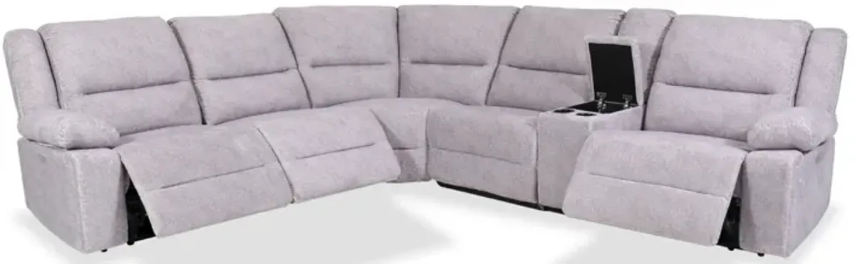 Forester Stone 6-Piece Power Sectional