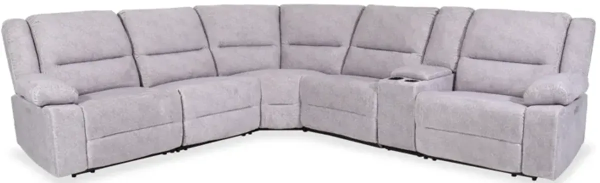 Forester Stone 6-Piece Power Sectional