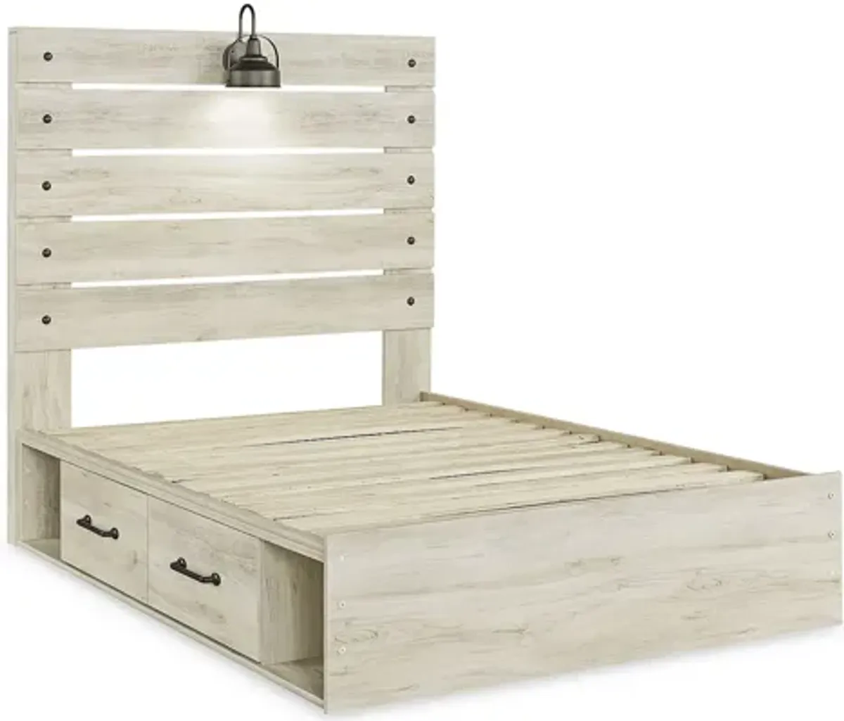 Cambeck Full Panel Bed with 2 Storage Drawers