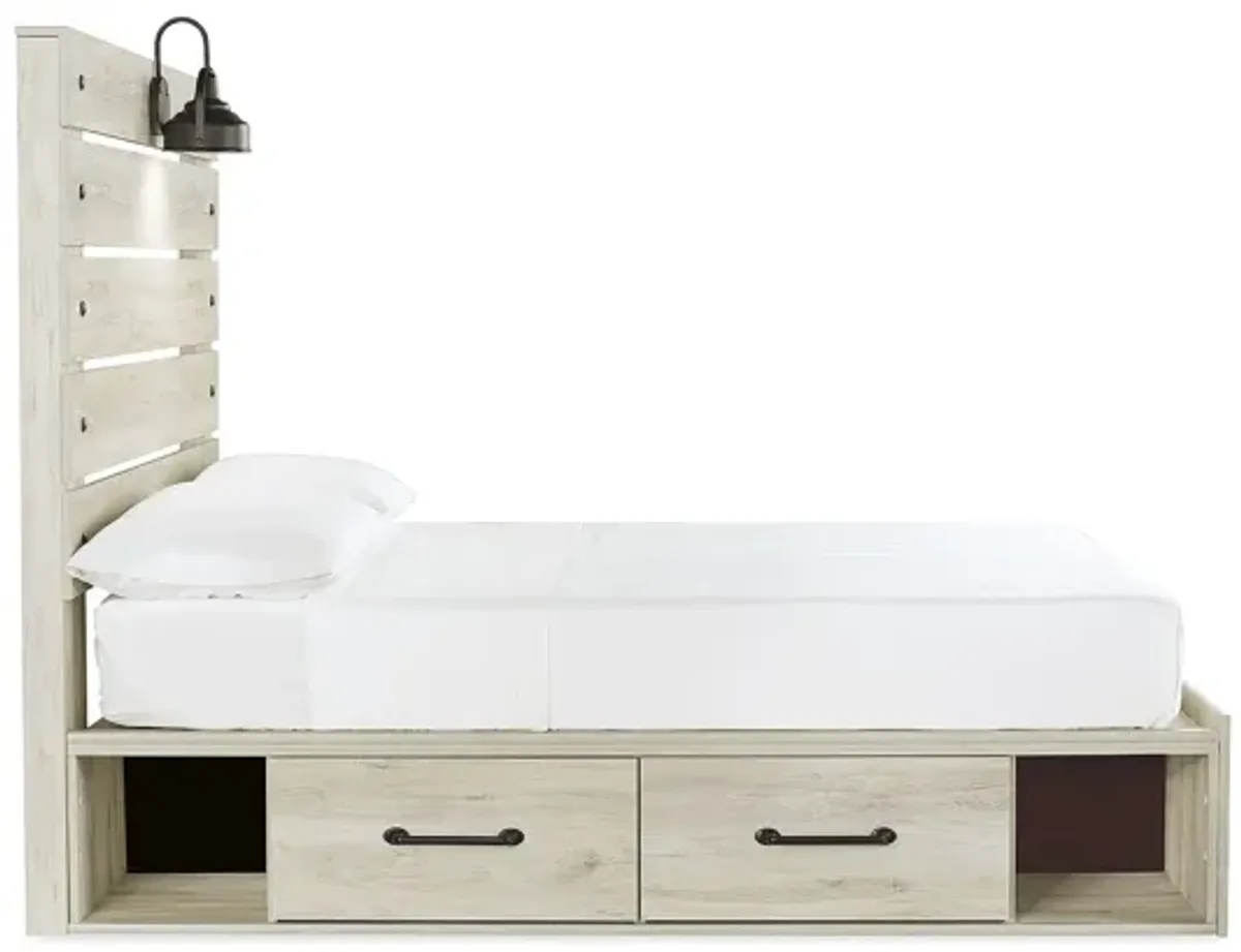 Cambeck Full Panel Bed with 2 Storage Drawers