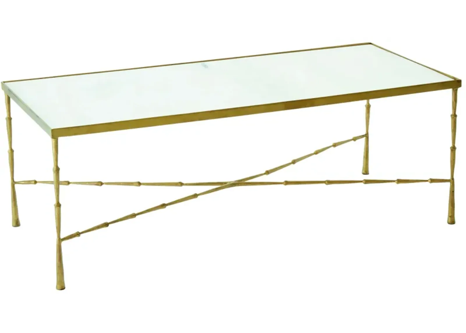 Spike Cocktail Table- Brass