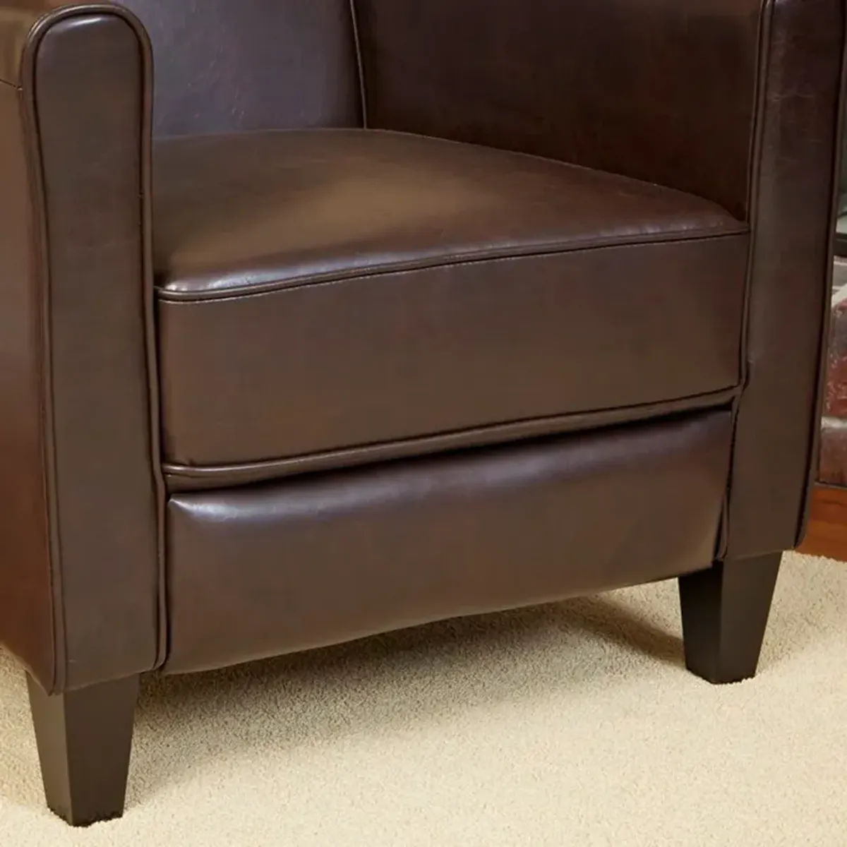 Merax PU Leather Push Back  Recliner Chair