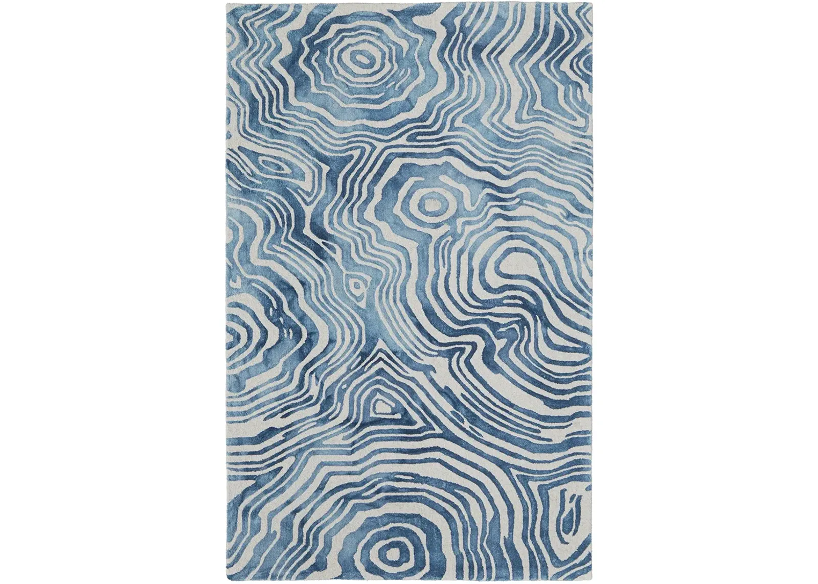 Lorrain 8920F Blue/Ivory 2' x 3' Rug