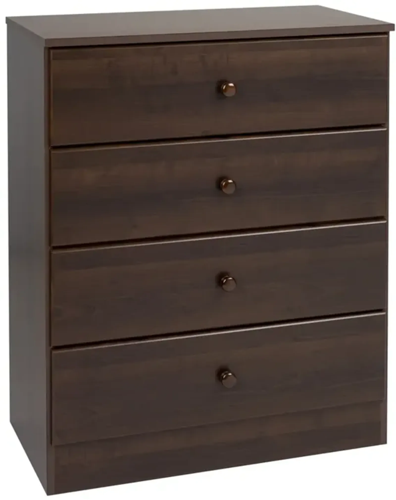 Prepac Astrid 4-Drawer Dresser, Espresso