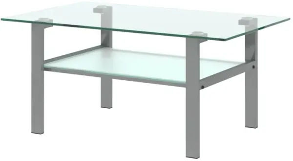 Transparent Glass Coffee Table - Modern Simple Living Room Side Center Table