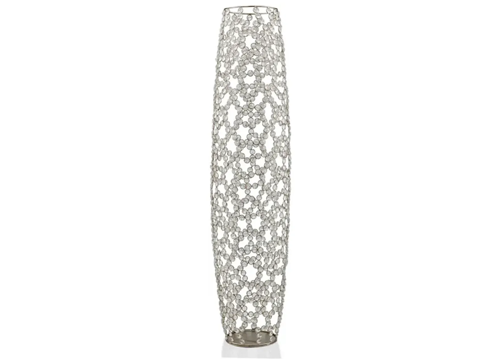 Homezia 40"  Bling Faux Crystal Abstract Twigs Barrel Floor Vase