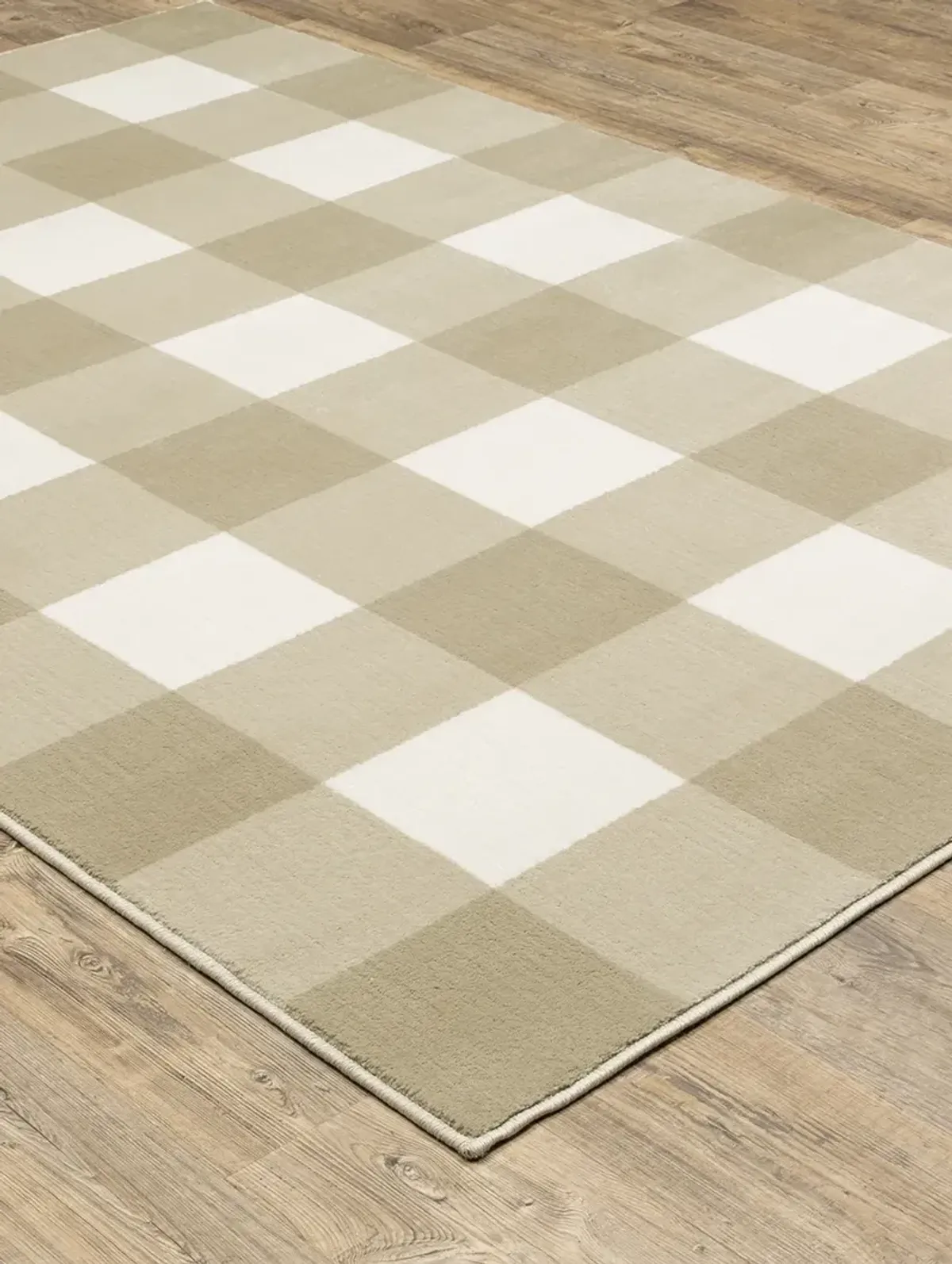 Georgia 1'10" x 7'6" Beige Rug