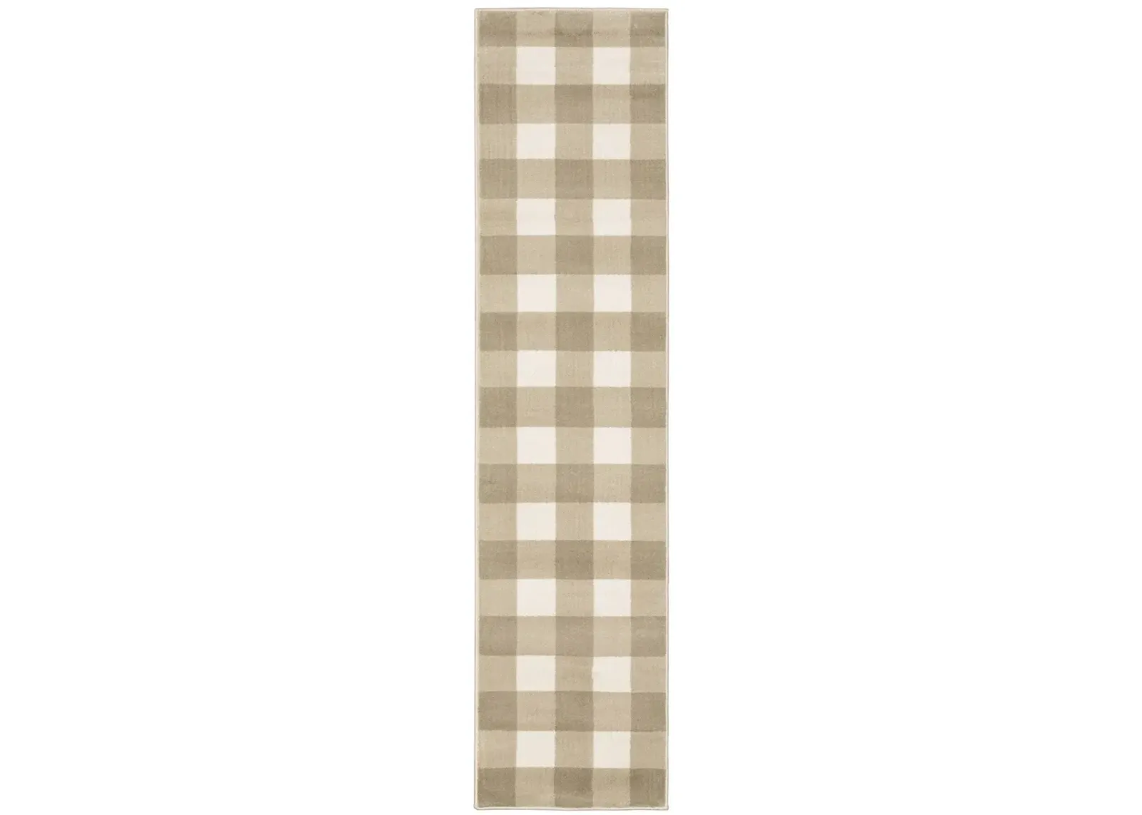 Georgia 1'10" x 7'6" Beige Rug