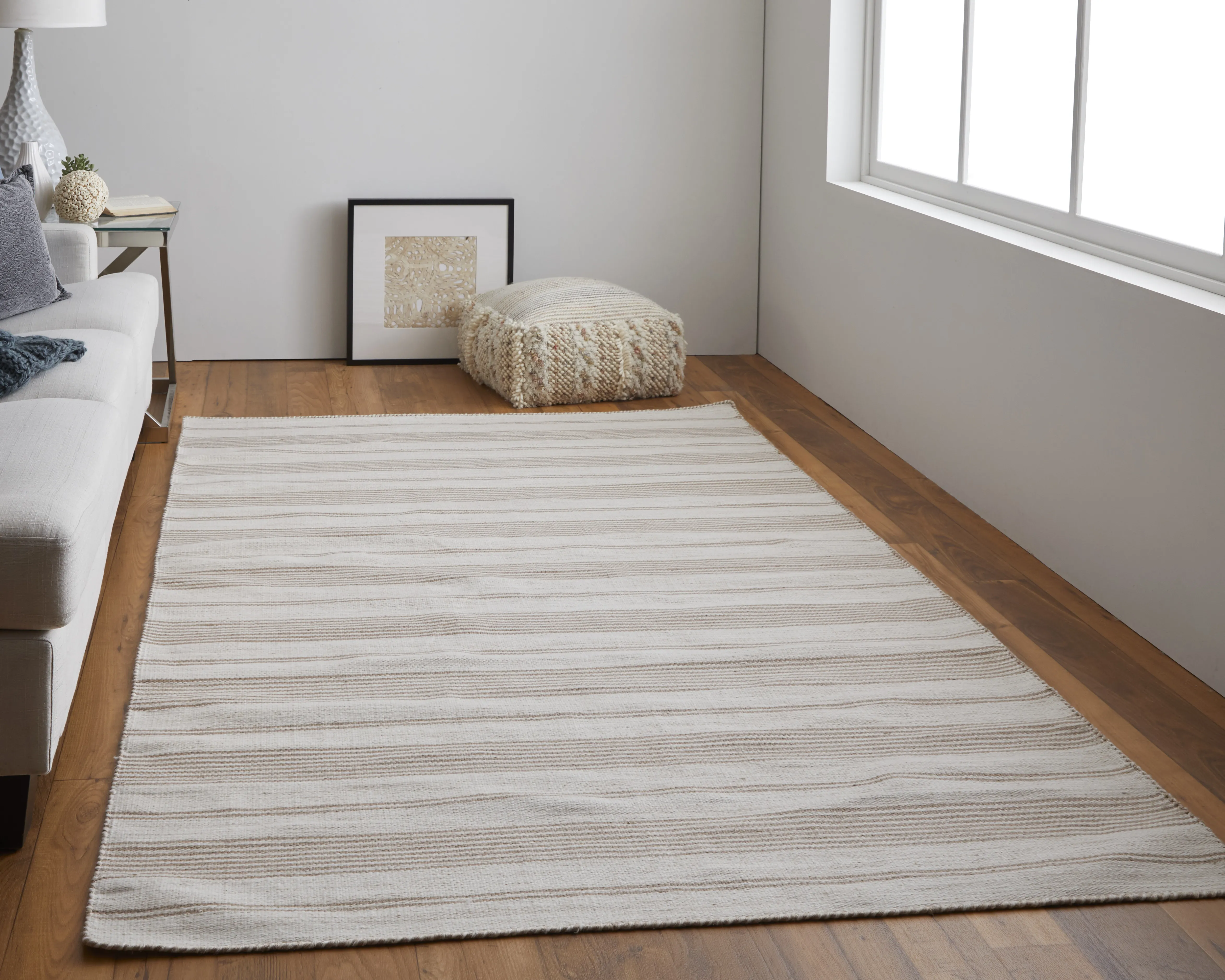 Duprine 0560F Ivory/Taupe 4' x 6' Rug