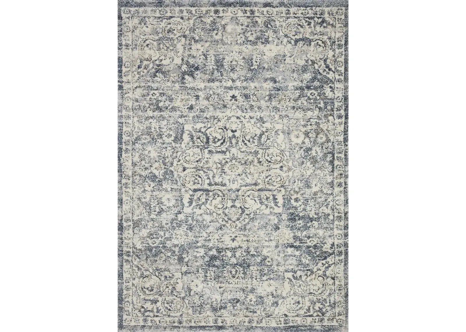 Theory THY02 Ivory/Blue 5'3" x 7'8" Rug