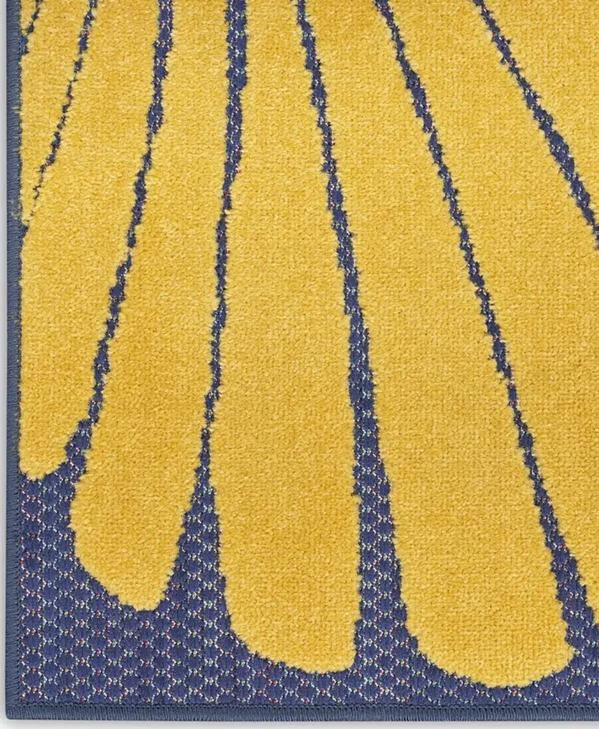 Aloha ALH24 Navy/Multicolor 2' x 6' Rug