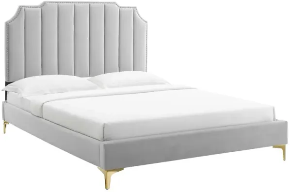 Modway - Colette Queen Performance Velvet Platform Bed