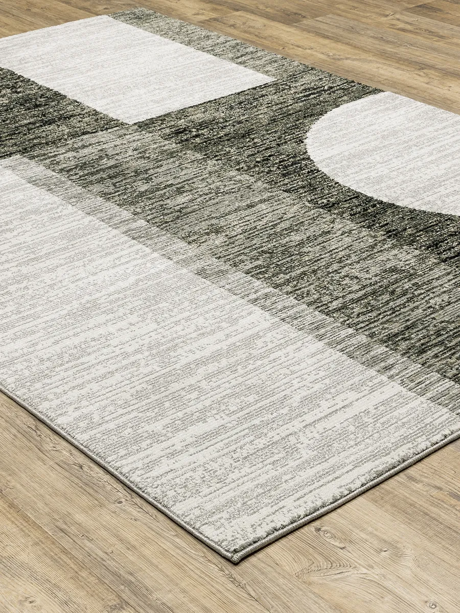 Strada 3'3" x 5'2" Charcoal Rug