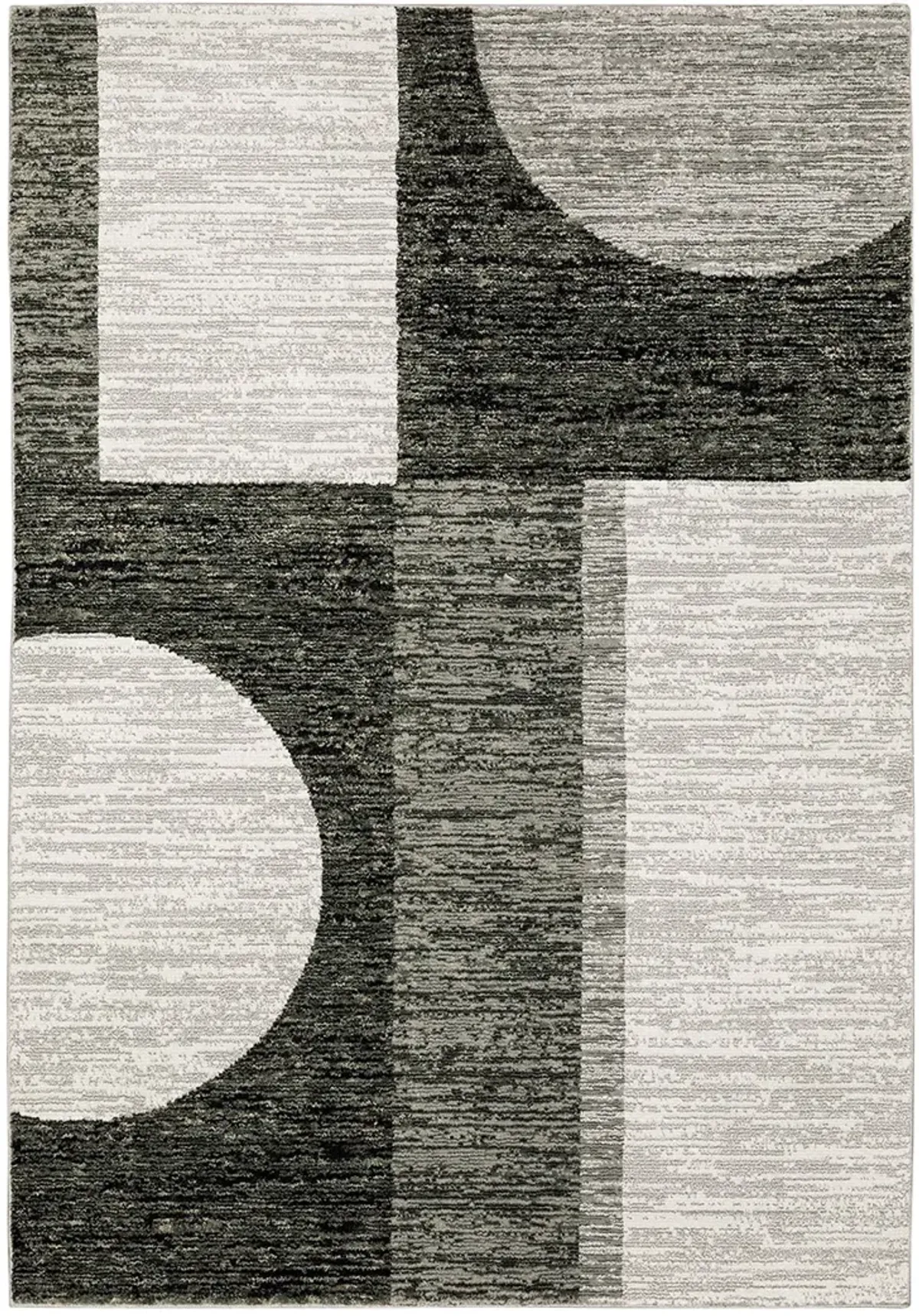 Strada 3'3" x 5'2" Charcoal Rug