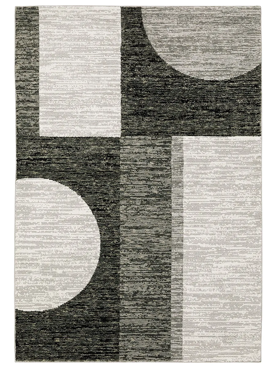 Strada 3'3" x 5'2" Charcoal Rug