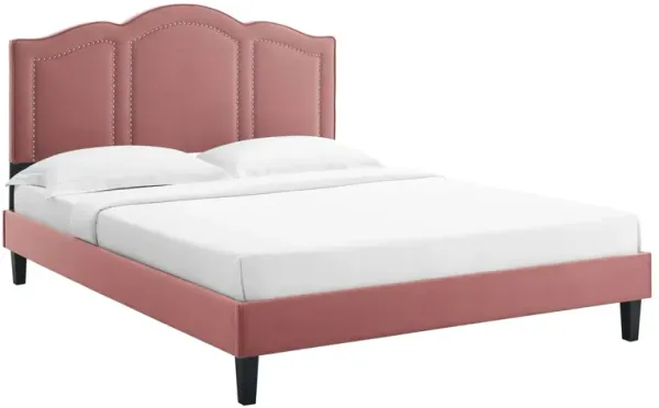 Modway - Emerson Performance Velvet Queen Platform Bed