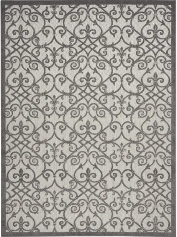 Aloha ALH21 Gray/Charcoal 5'3" x 7'5" Rug