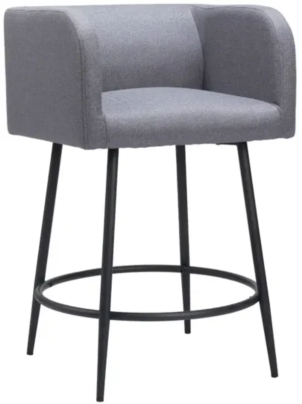 Horbat Counter Stool (Set of 2) Gray