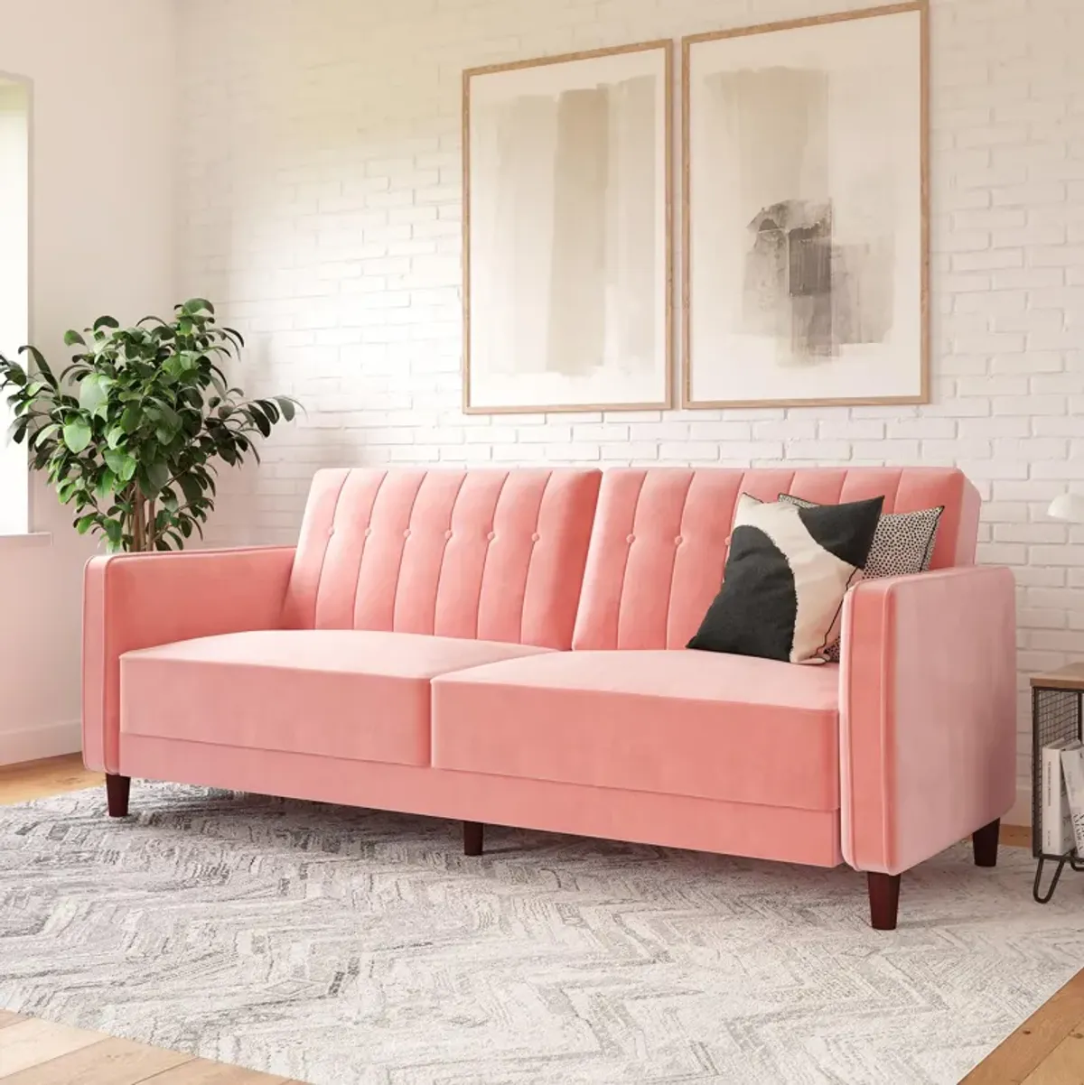 Levi Tufted Transitional Futon