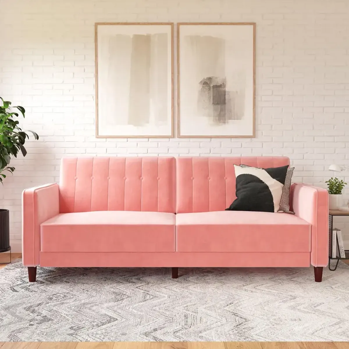 Levi Tufted Transitional Futon