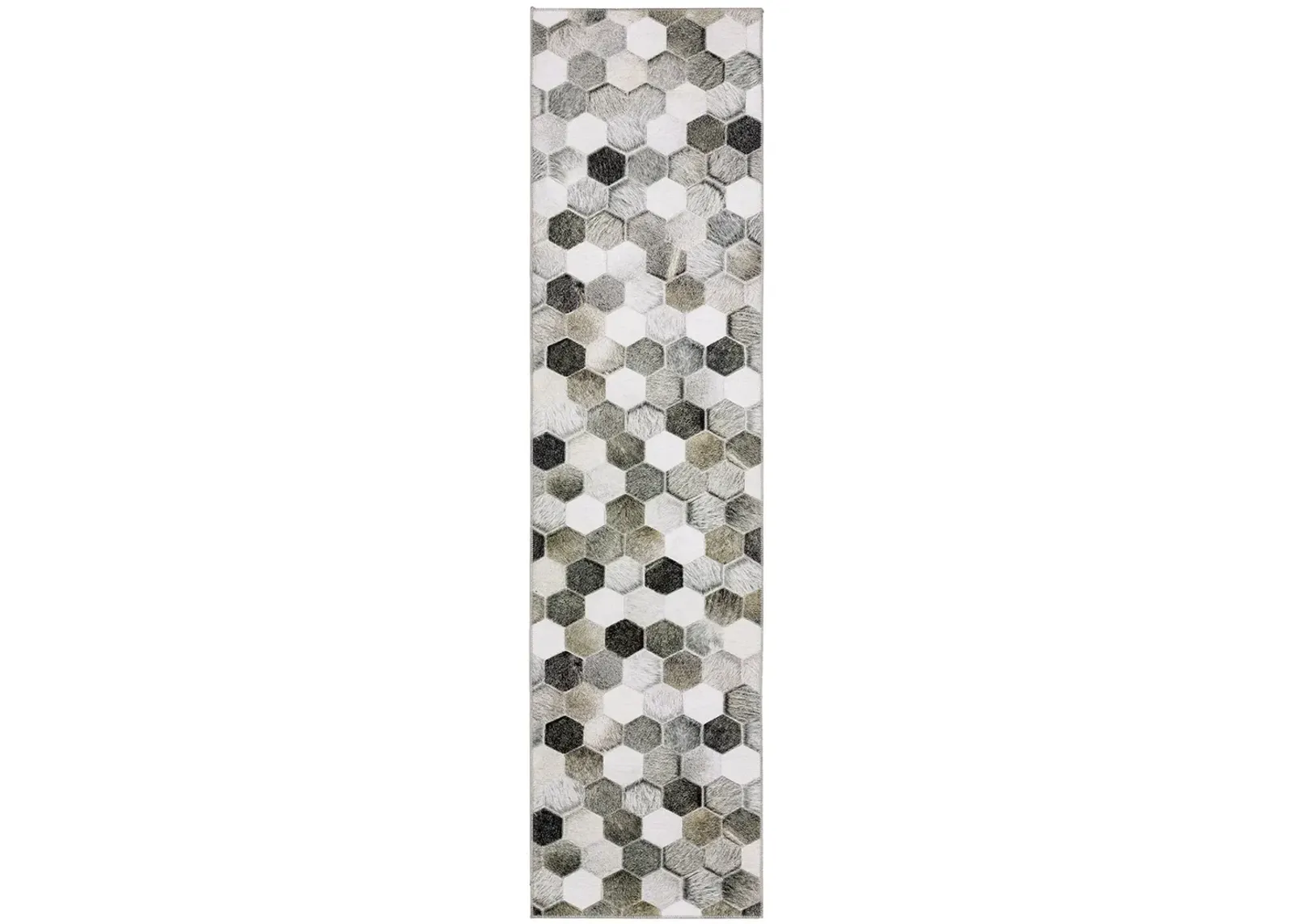 Myers Park 2' x 8' Grey Rug