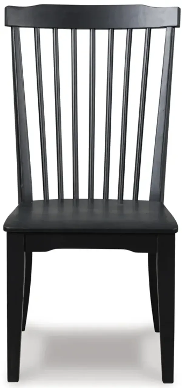 Chatworth Black Rack Back Side Chair