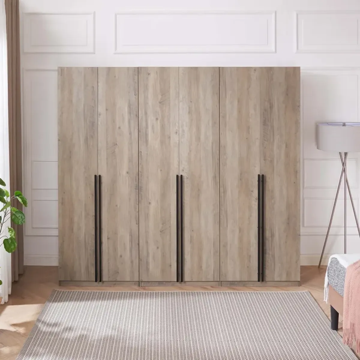Lee Wardrobe 2.0 in Gray (Set of 3)