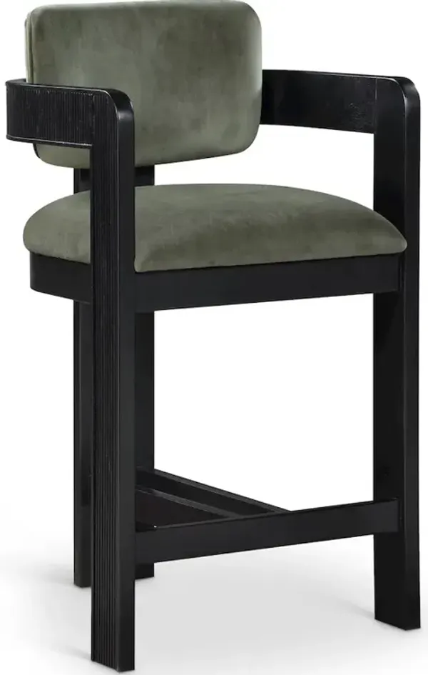 Meridian Furniture Sacha Velvet Stool