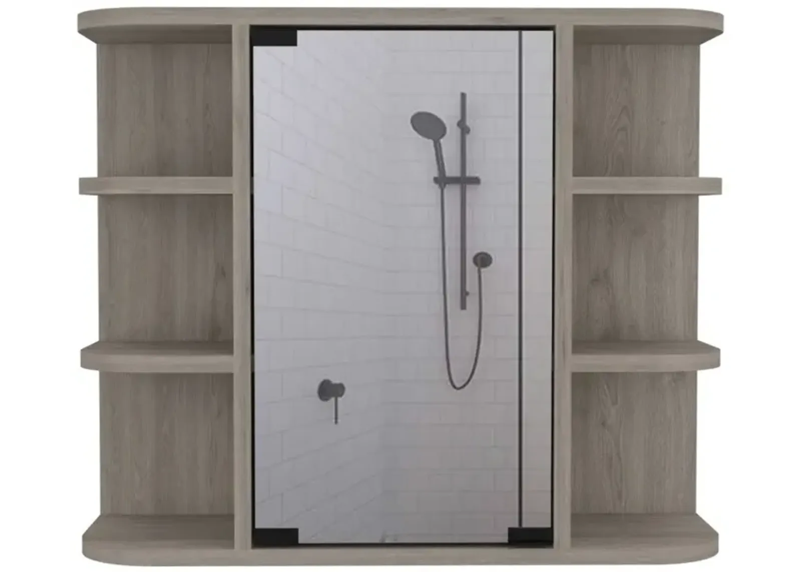 Medicine Cabinet Milano, Bathroom, Light Gray