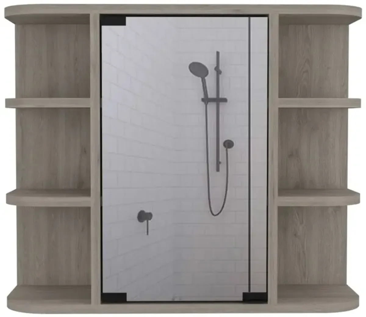 Medicine Cabinet Milano, Bathroom, Light Gray