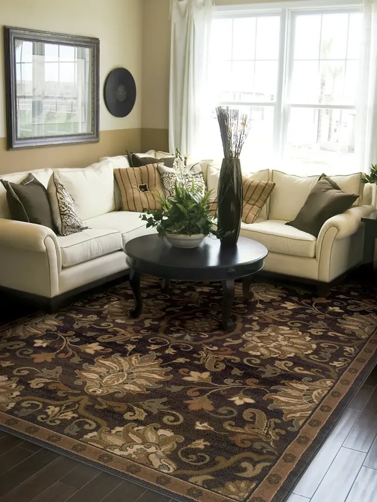 Hudson 7'8" Brown Rug