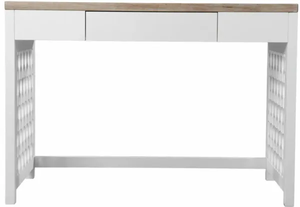 Spacious Writing Desk Featuring Three Drawers for Home Office or Study Use