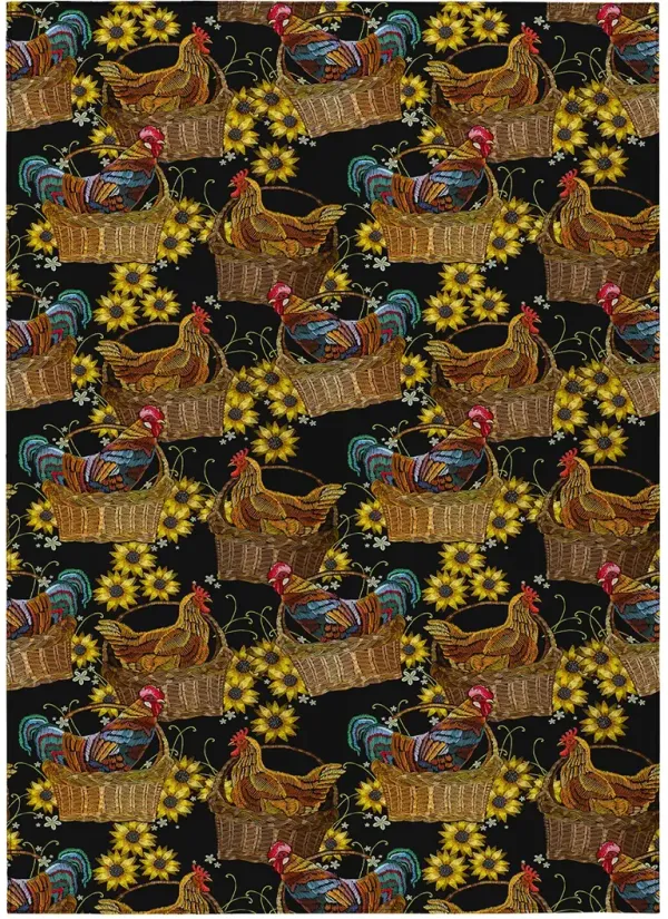 Kendall KE2 Black 3' x 5' Rug