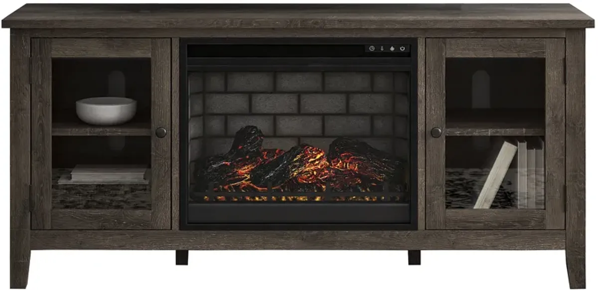 Arlenbry 60" TV Stand with Electric Fireplace