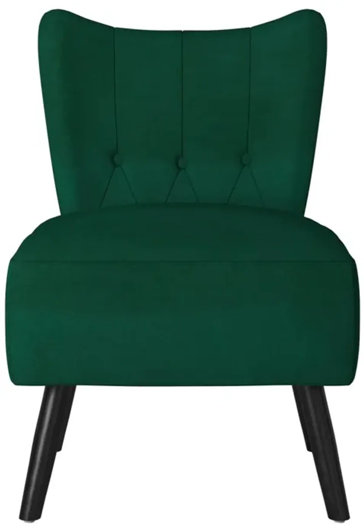 Unique Style Velvet Covering Accent Chair Button