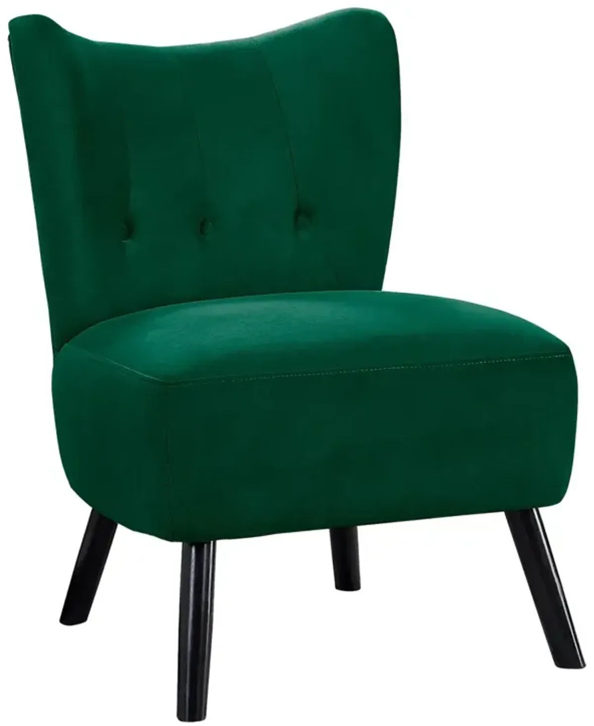 Unique Style Velvet Covering Accent Chair Button