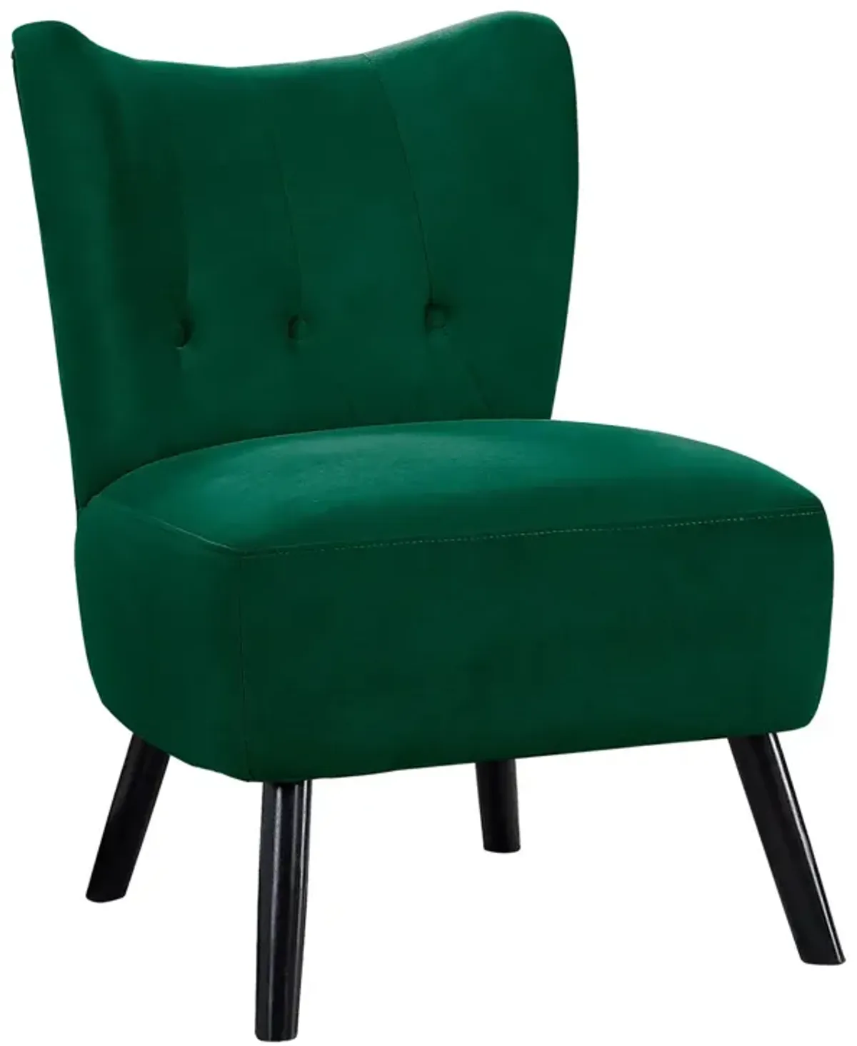 Unique Style Velvet Covering Accent Chair Button