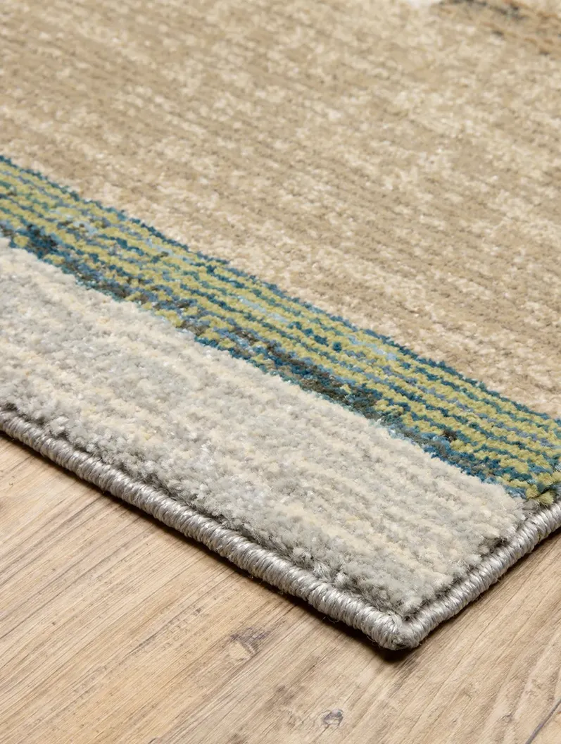 Strada 8'6" x 11'7" Beige Rug