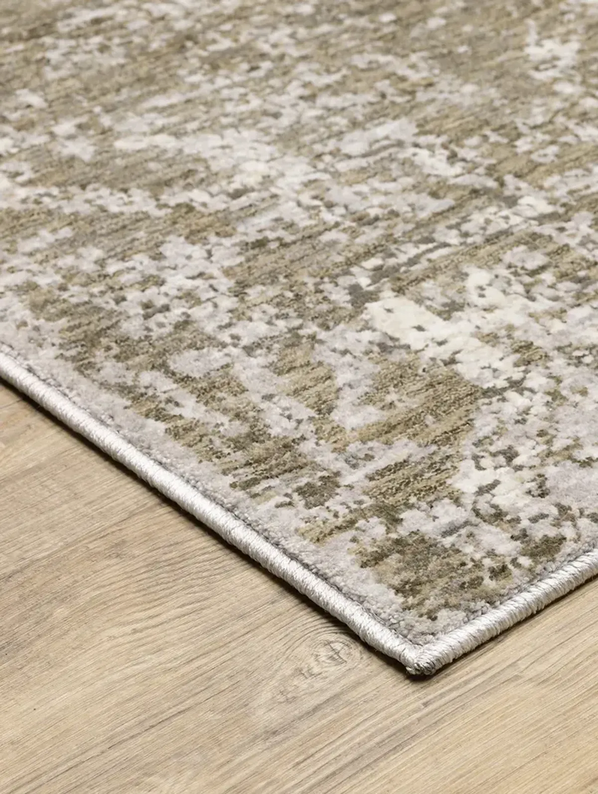 Nebulous 3'3" x 5' Beige/Ivory Rug