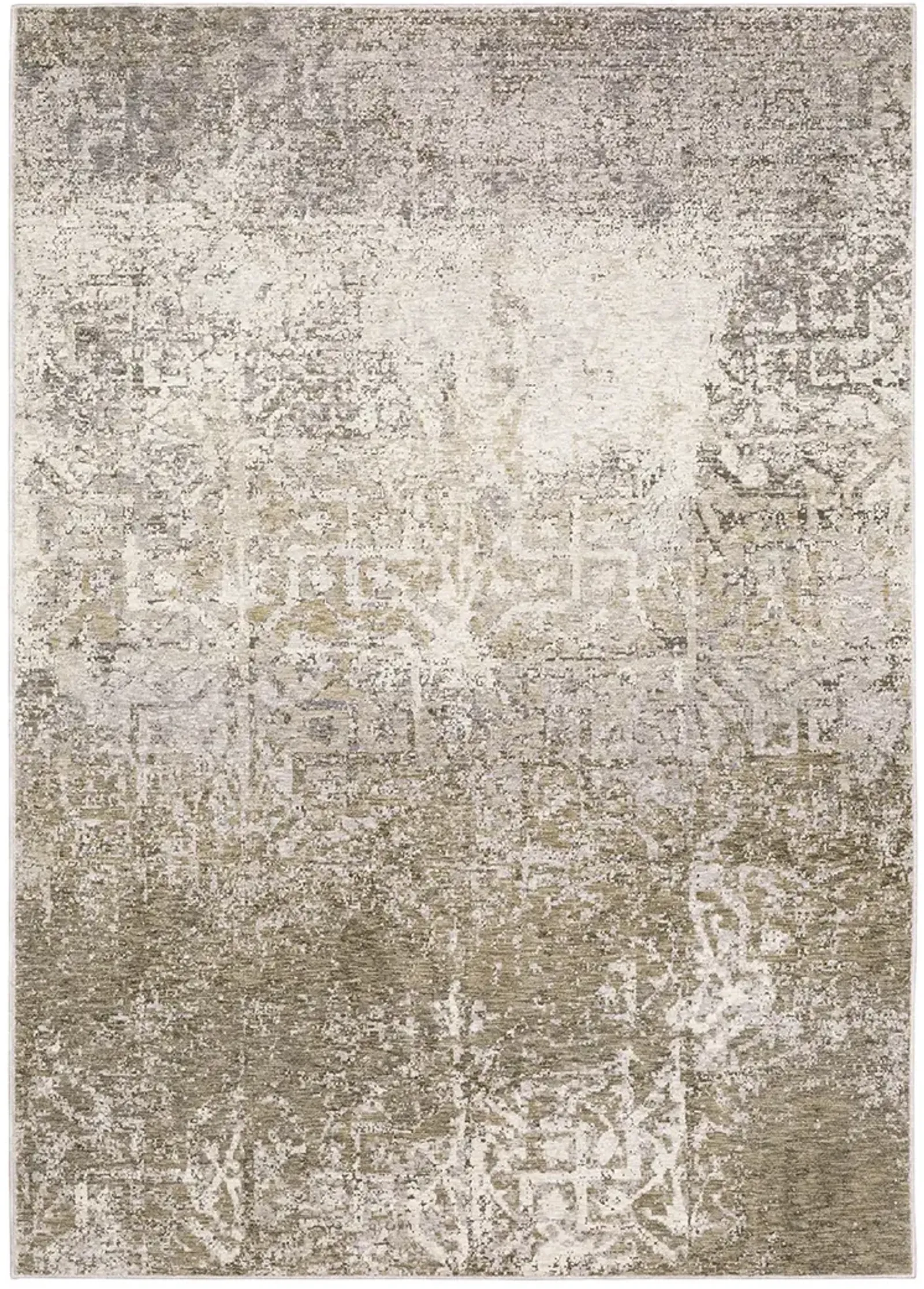 Nebulous 3'3" x 5' Beige/Ivory Rug