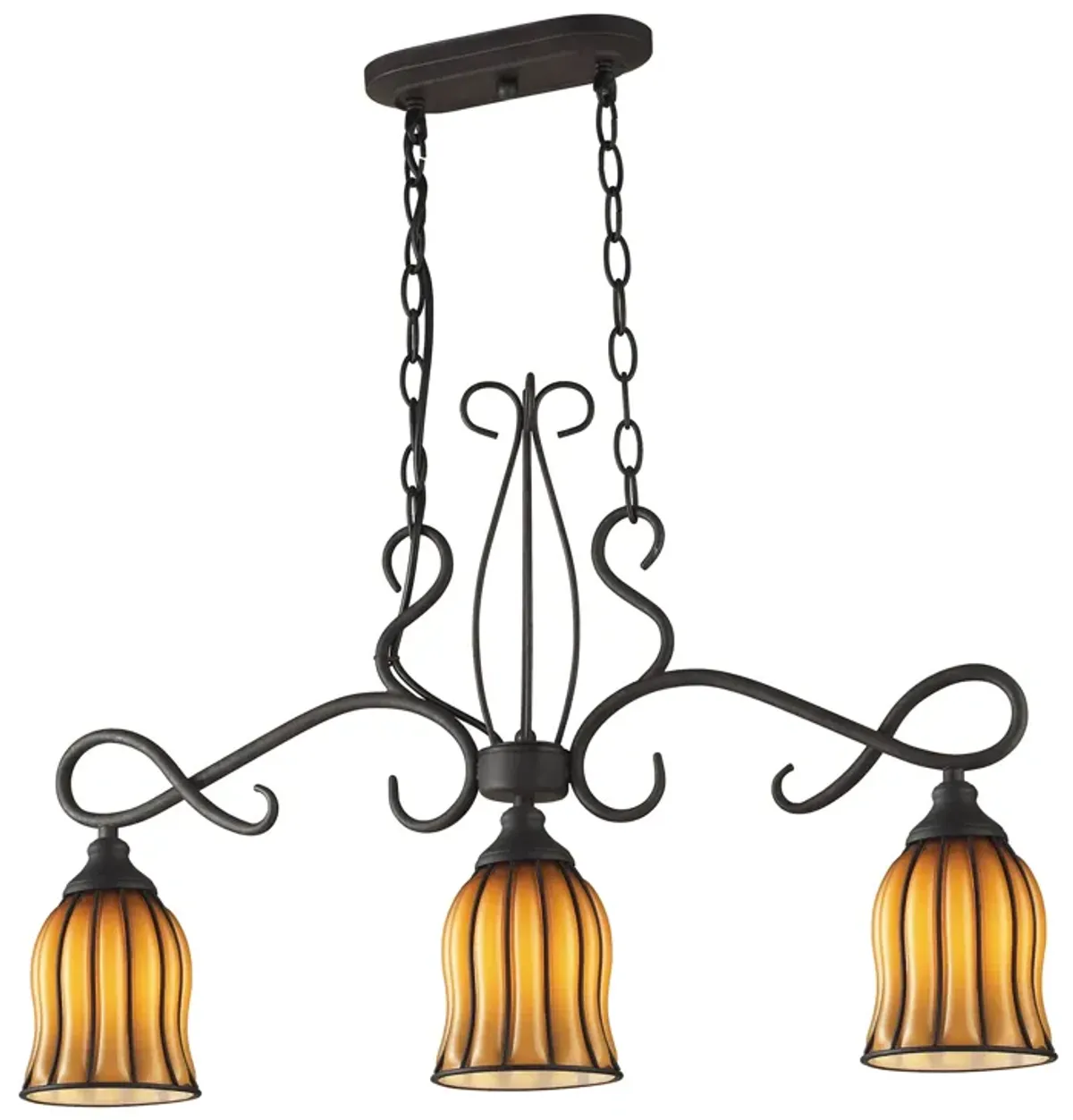 Phoenix 29" Wide 3 Light Chandelier