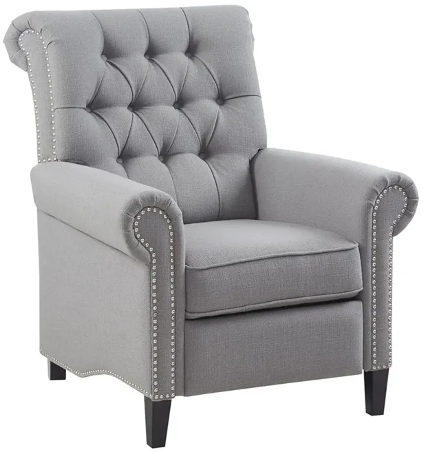 Gracie Mills Rhys Button Tufted Back Recliner