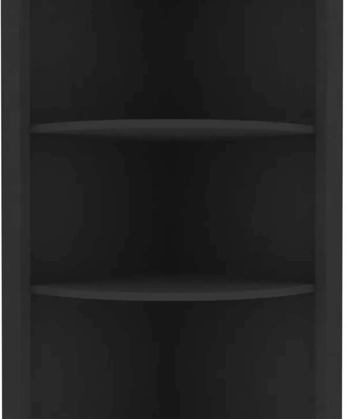 Morgana 8-Bottle 5-Shelf Corner Bar Cabinet Wengue