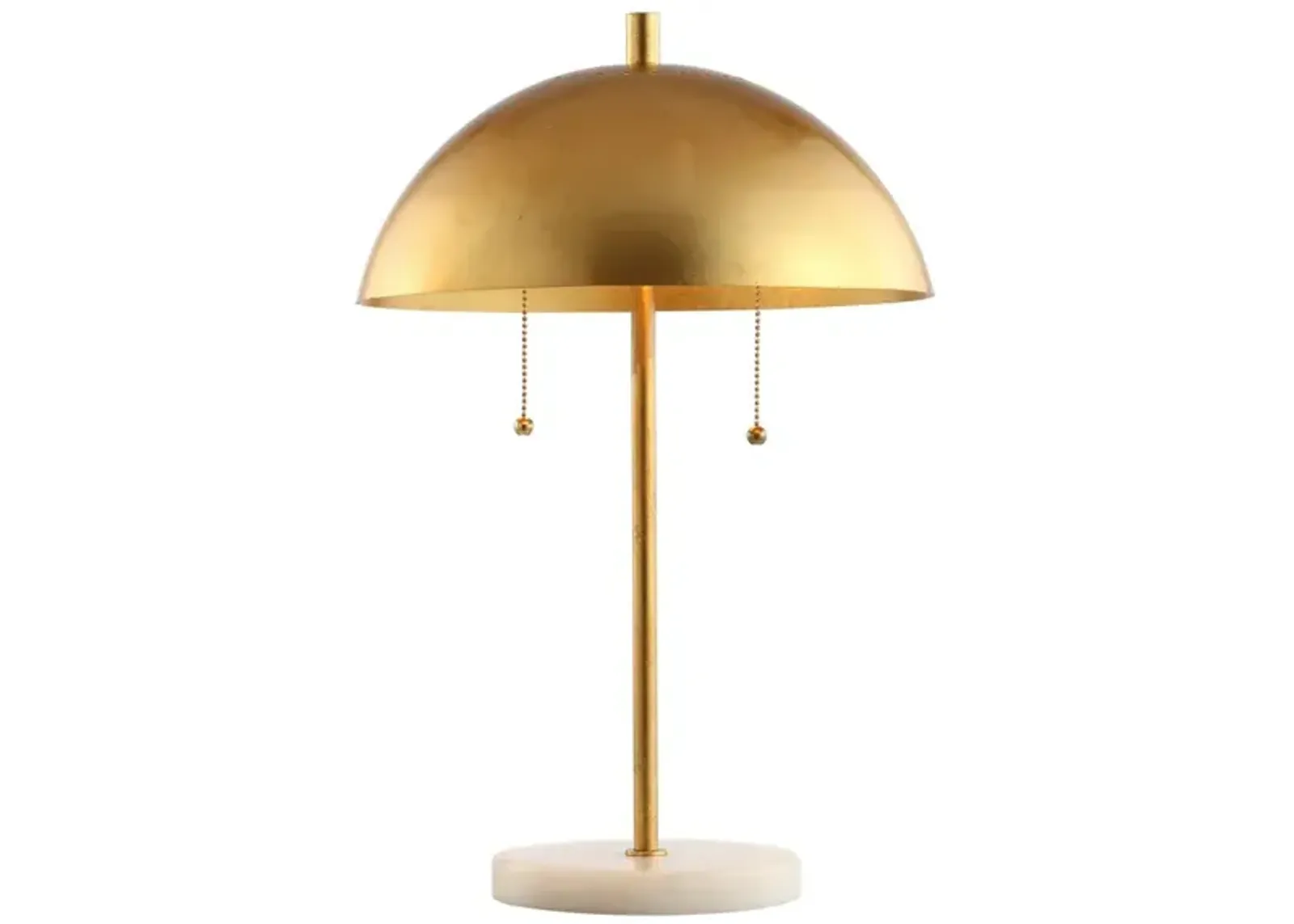 Ella Dome Metal with Marble Base LED Table Lamp